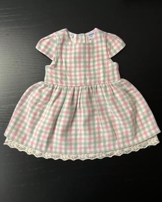 Abito bimba quadretti Primigino 62cm