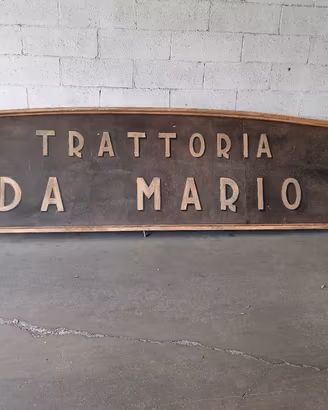 INSEGNA RISTORANTE DA MARIO