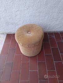 pouf marrone