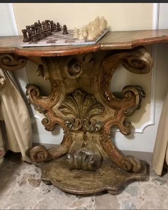 daVILLAveneta900anticaCONSOLErococo"GILTWOOD" '800