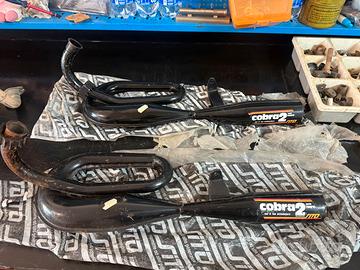 coppia marmitte Sito Cobra 2 Serie nero HD NOS 
