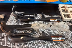 coppia marmitte Sito Cobra 2 Serie nero HD NOS 