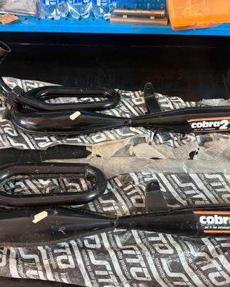 coppia marmitte Sito Cobra 2 Serie nero HD NOS 