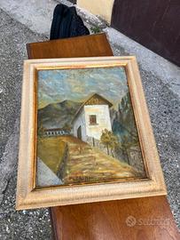 quadro paesaggio di montagna