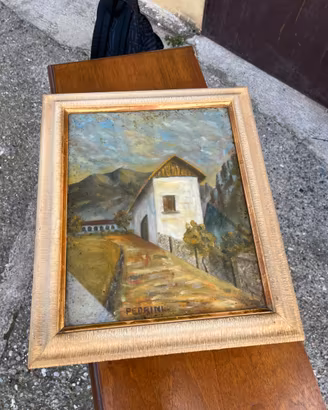 quadro paesaggio di montagna