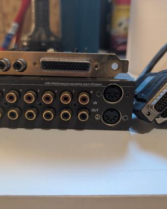 TerraTecEWS88MTschedaAudioPCI+breakout box8in/8out