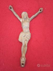 crocefisso in metallo antico 