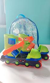 Pattini a rotelle Immaginarium con zainetto