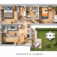 Trilocale con Giardino Privato e Box Auto incluso