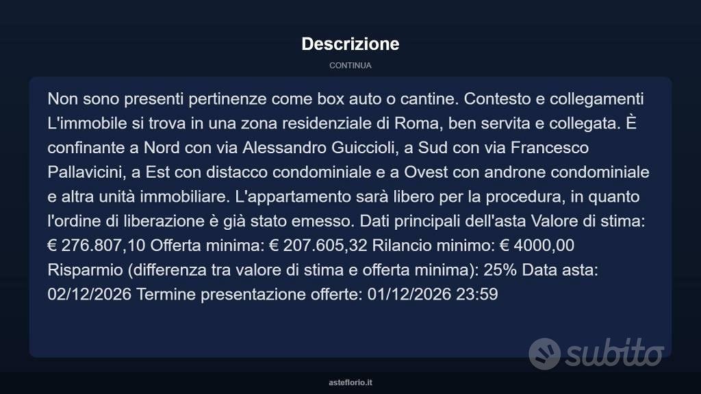 Appartamento – Roma, Portuense - Vista 5