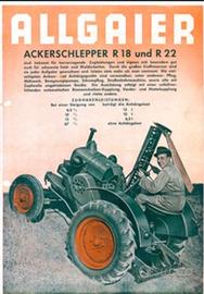 Trattore Allgaier r18/22 a18/22/24
