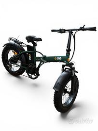 BICI ELETTRICA THE ONE VERDE MILITARE