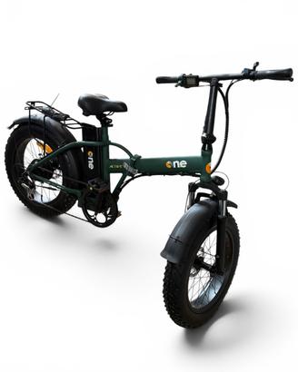 BICI ELETTRICA THE ONE VERDE MILITARE