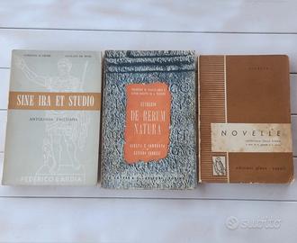 3 Libri Classici Latini e Greci (Anni 58/60/61)