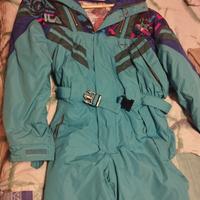 tuta da sci completa anni 90 Fila