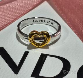 Anello Pandora cuore, in argento 925