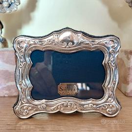 Cornice Portafoto Argento 925 inglese x foto 6x9