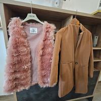 Gilet in pelliccia +Cappotto 
