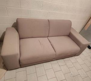 Divano color tortora 2m x 0,5m