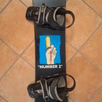 Tavola snowboard + attacchi Burton Primo 152