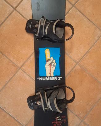 Tavola snowboard + attacchi Burton Primo 152