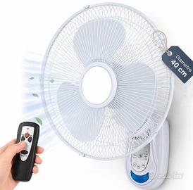 Ventilatore da parete con telecomando