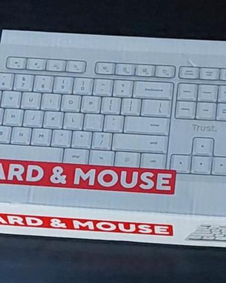 tastiera + mouse wireless trust nuovi sigillati