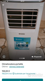 Climatizzatore portatile con tubo esterno