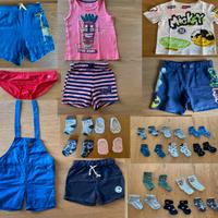 Set completo vestiti estivi per bambino 3-4 anni