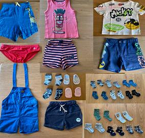 Set completo vestiti estivi per bambino 3-4 anni