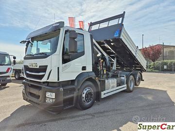 IVECO STRALIS 260S31 ribaltabile,gru,Radiocomando