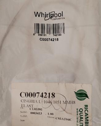 Indesit C00074218 - Cinghia lavatrice