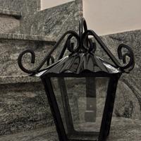 Lanterne per esterno in ferro battuto