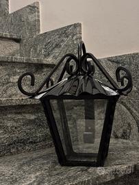 Lanterne per esterno in ferro battuto