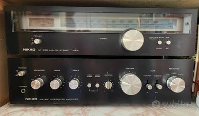 NIKKO NA390 amplifier  +  NIKKO NT390 tuner