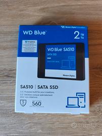 SSD SATA 2.5" 2TB WD Blue SA510 - NUOVO