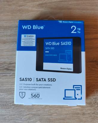 SSD SATA 2.5" 2TB WD Blue SA510 - NUOVO