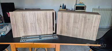 PensilI IKEA BESTÅ Rovere Mordente Grigio 60x20x38