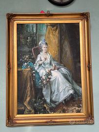 Quadro dipinto a mano olio su tela – Ritratto