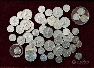 Italia - Lotto di 50 monete in Lire in alluminio