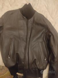 Giubbotto in vera pelle maschile 