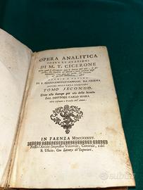 OPERA ANALITICA DI M. T. CICERONE