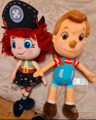 peluche pinocchio & friends