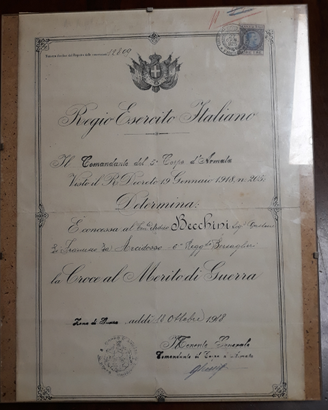 Att. Croce merito guerra ww1