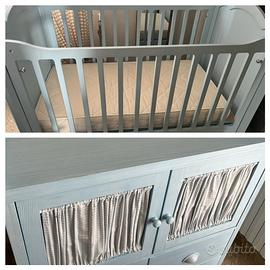 Set maxi fasciatoio + culla in legno