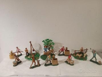 nardi soldatini presepe diorami rari