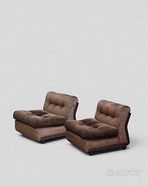 coppia di poltrone Amanta Mario Bellini B&B design