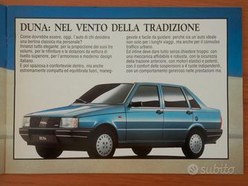 Fiat Duna 60, 70, DS, Weekend - depliant - 03/1987