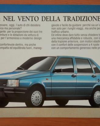 Fiat Duna 60, 70, DS, Weekend - depliant - 03/1987