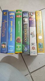 Lotto 6 VHS Cartoni Cult